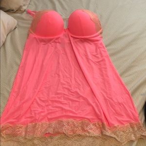 Victoria Secret Neon Pink sleepwear